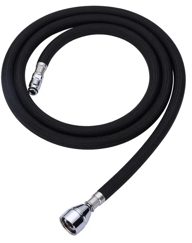 Dra ut diskbänkskransslangbyte flätad slang